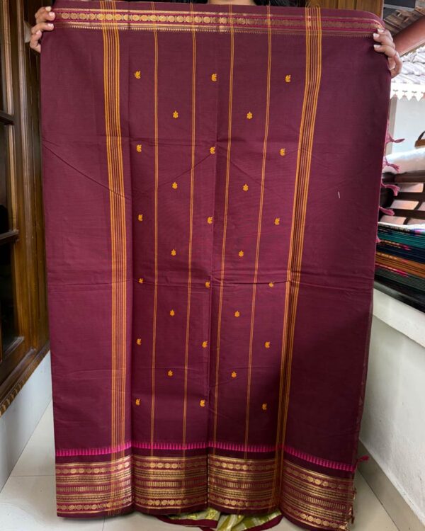 Handloom pure Kanchi cotton - Image 5